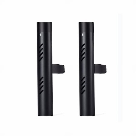 Vigor Refillable Car Air Freshener Vent Clip, Black, 2PK VI3090509
